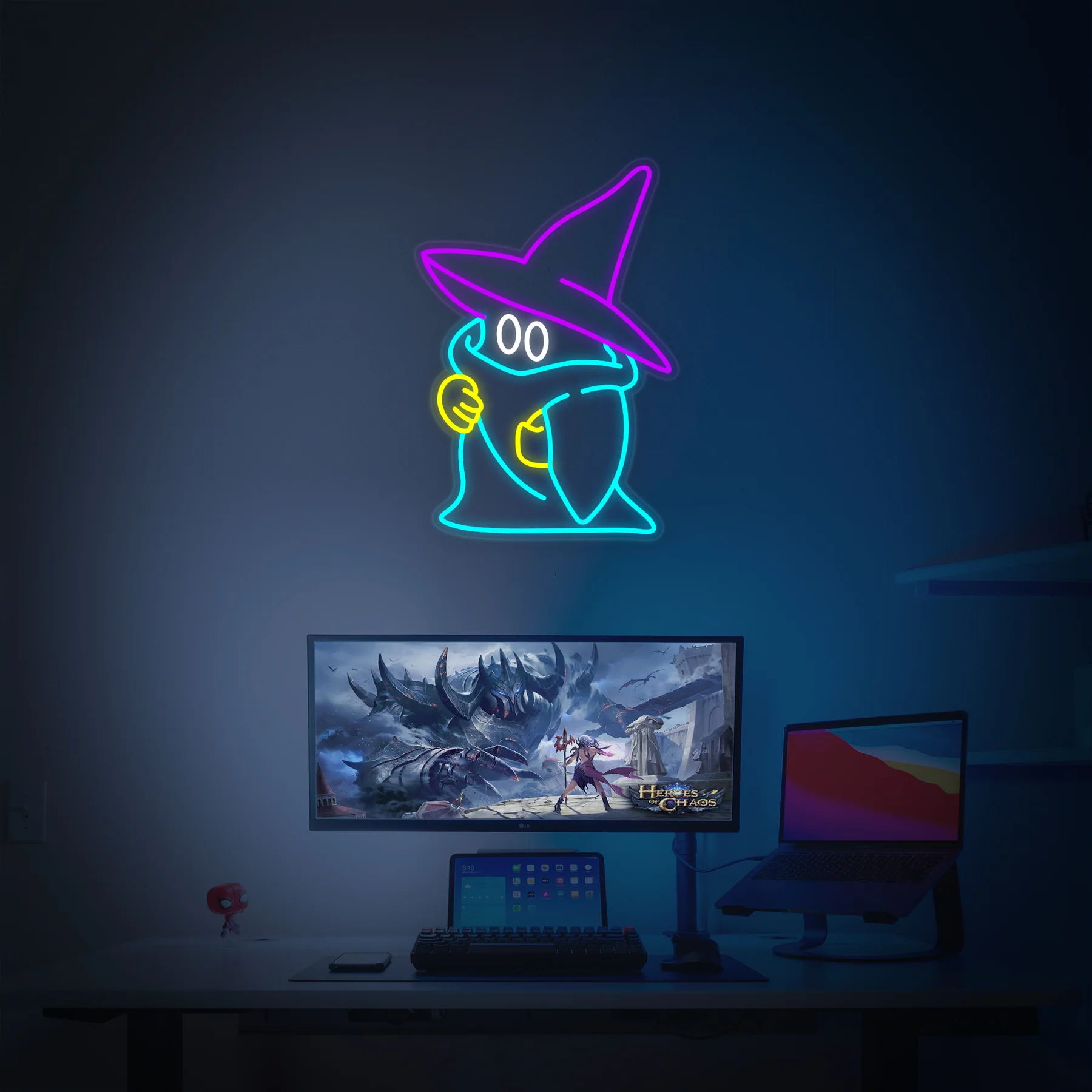 Black-Mage-Game-Deco-Neon-Sign