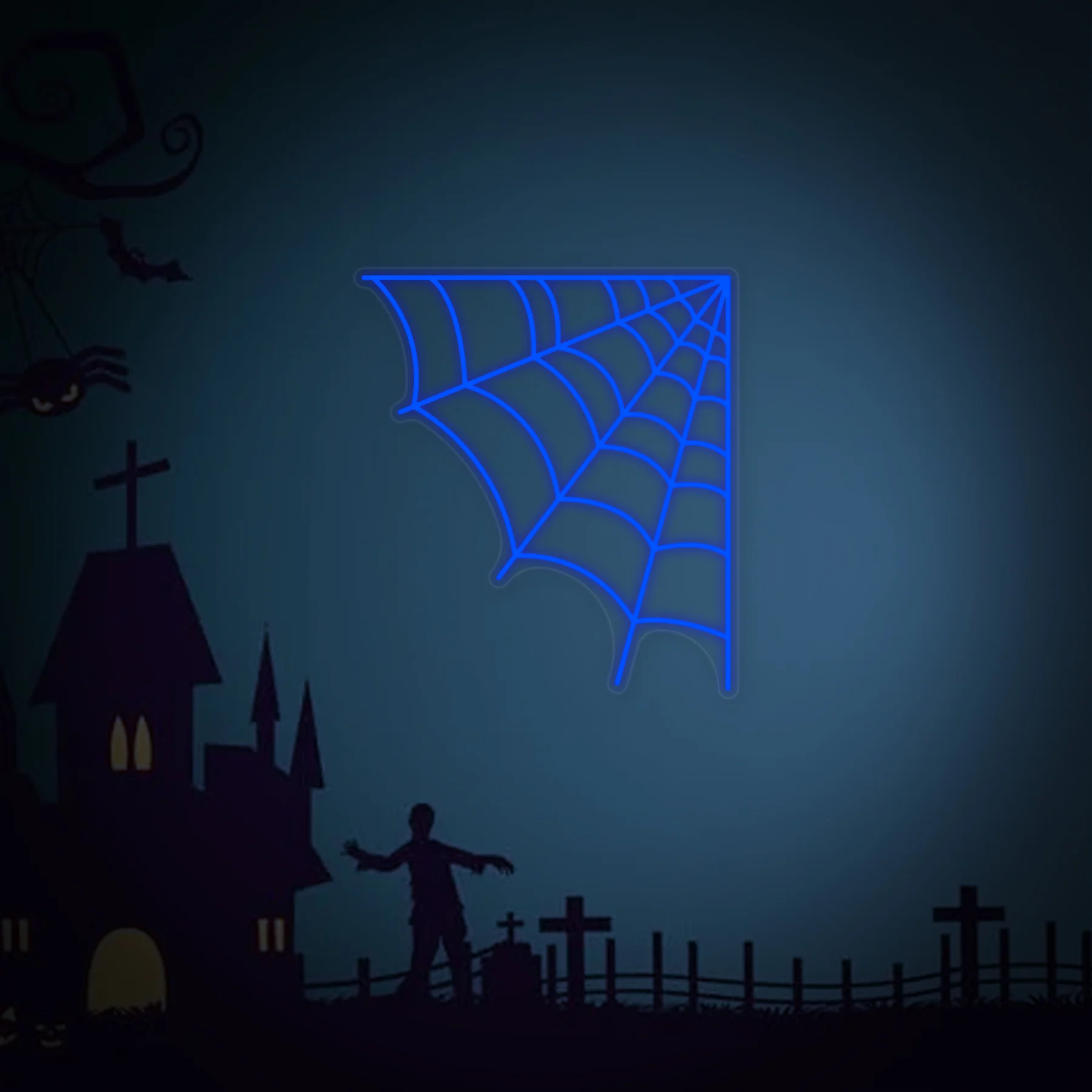 Halloween-Spider-Web-Neon-Sign