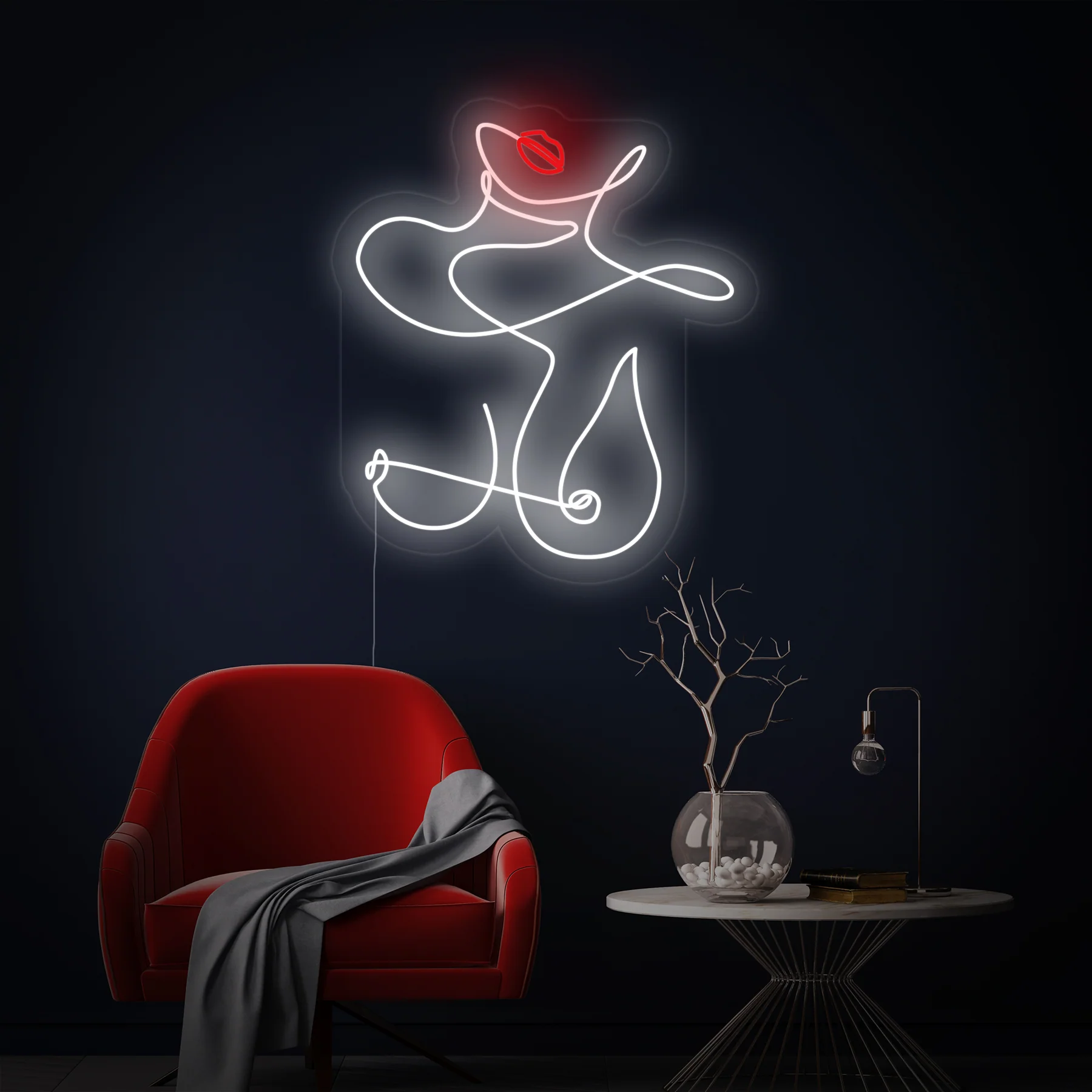 Abstract-Woman-Body-Neon-Sign