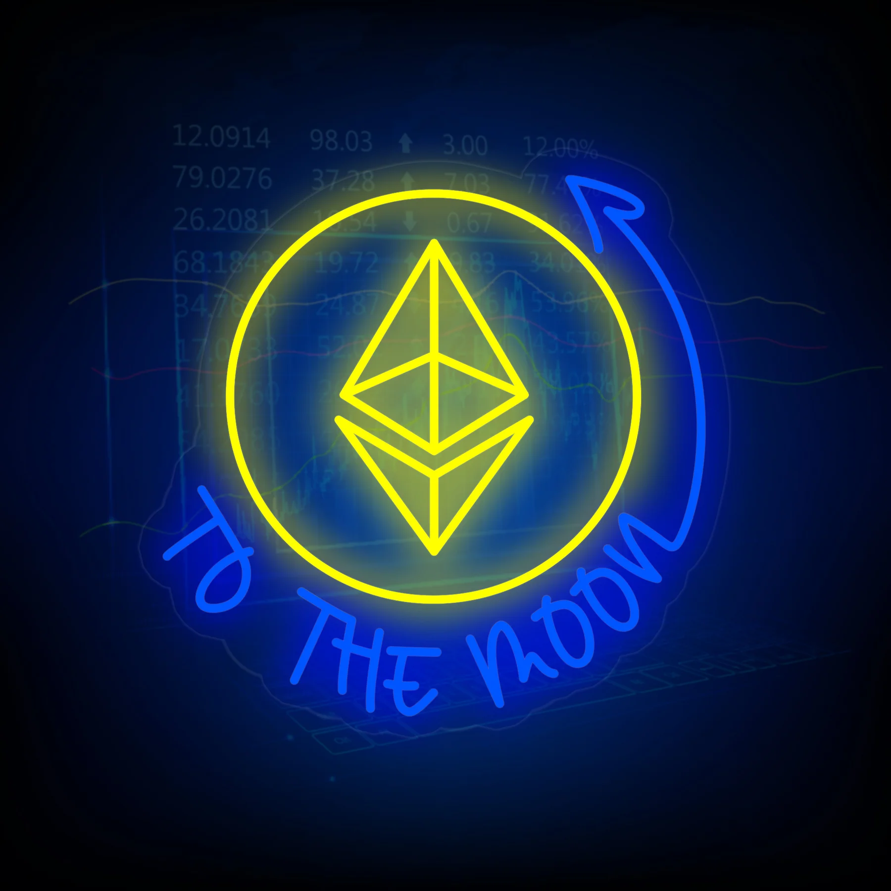 Ethereum-to-the-Moon-Neon-Sign