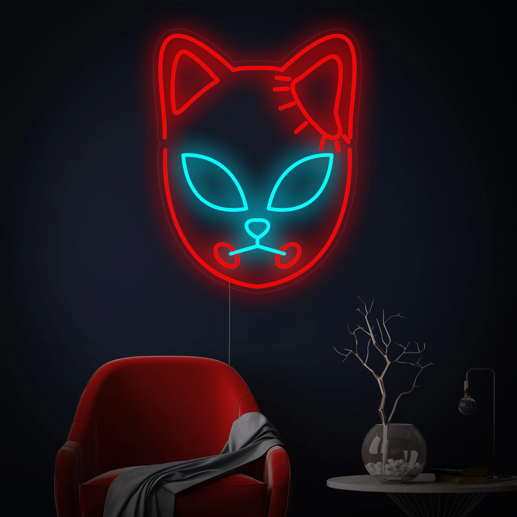 Fox-Mask-Manga-Anime-Neon-Sign