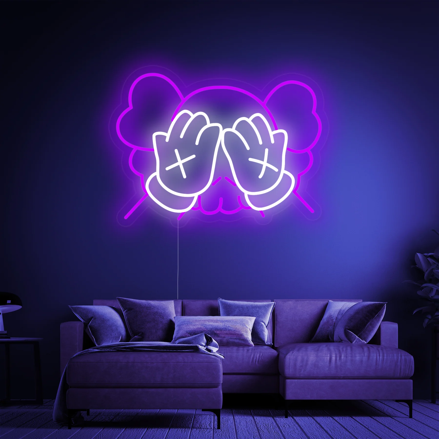 KAWS-Brian-Donnelly-Neon-Sign