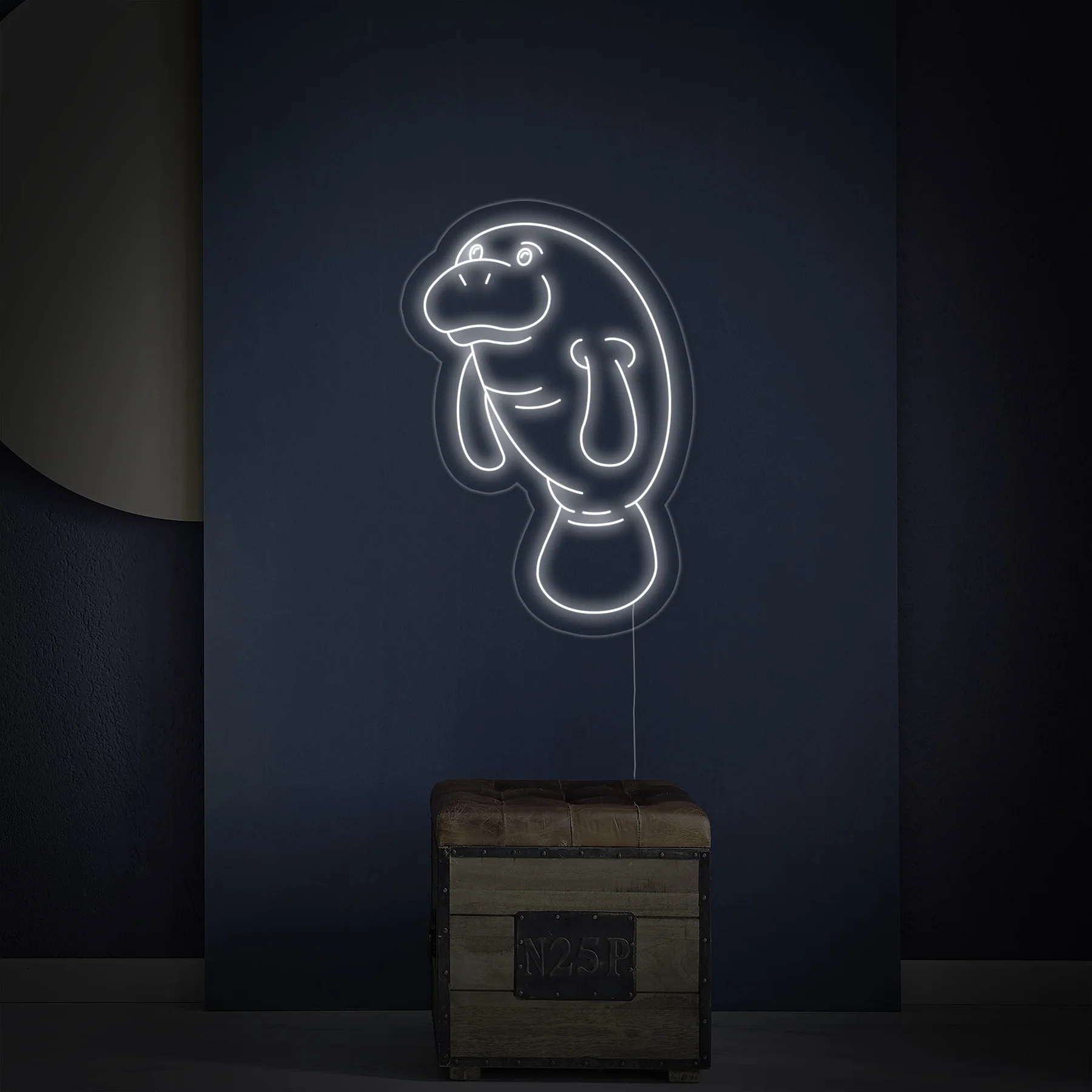 Manatee-Neon-Sign
