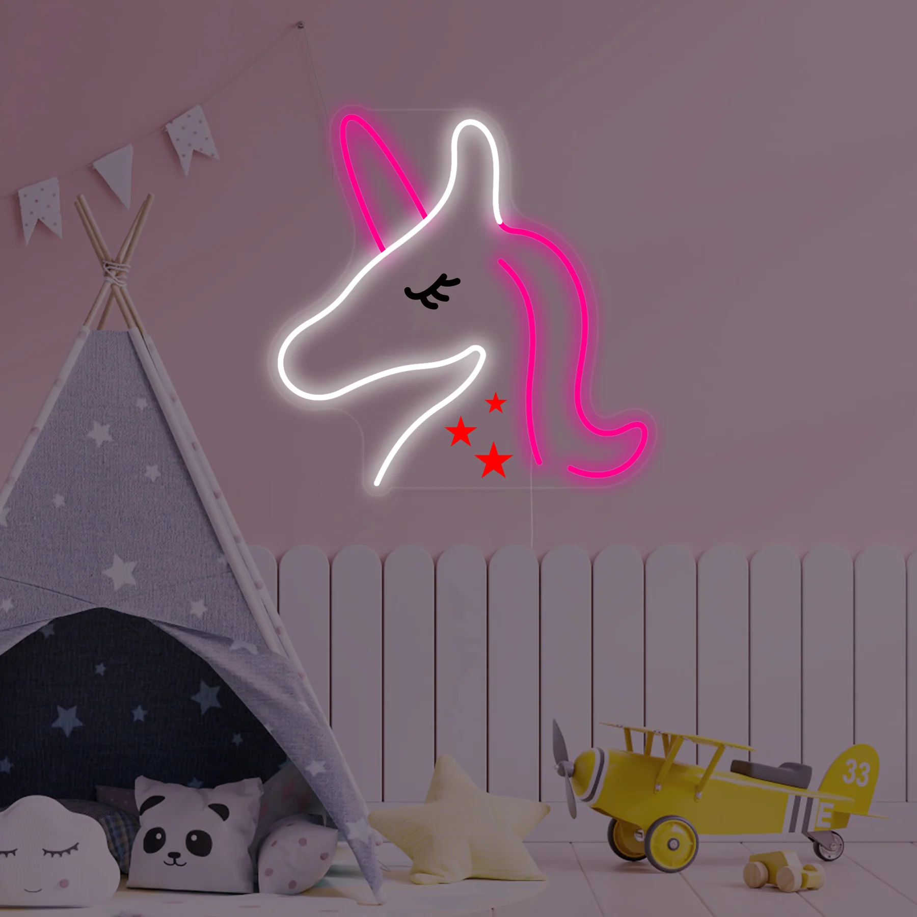 Unicorn-Neon-Sign-Kids-Room-Decor