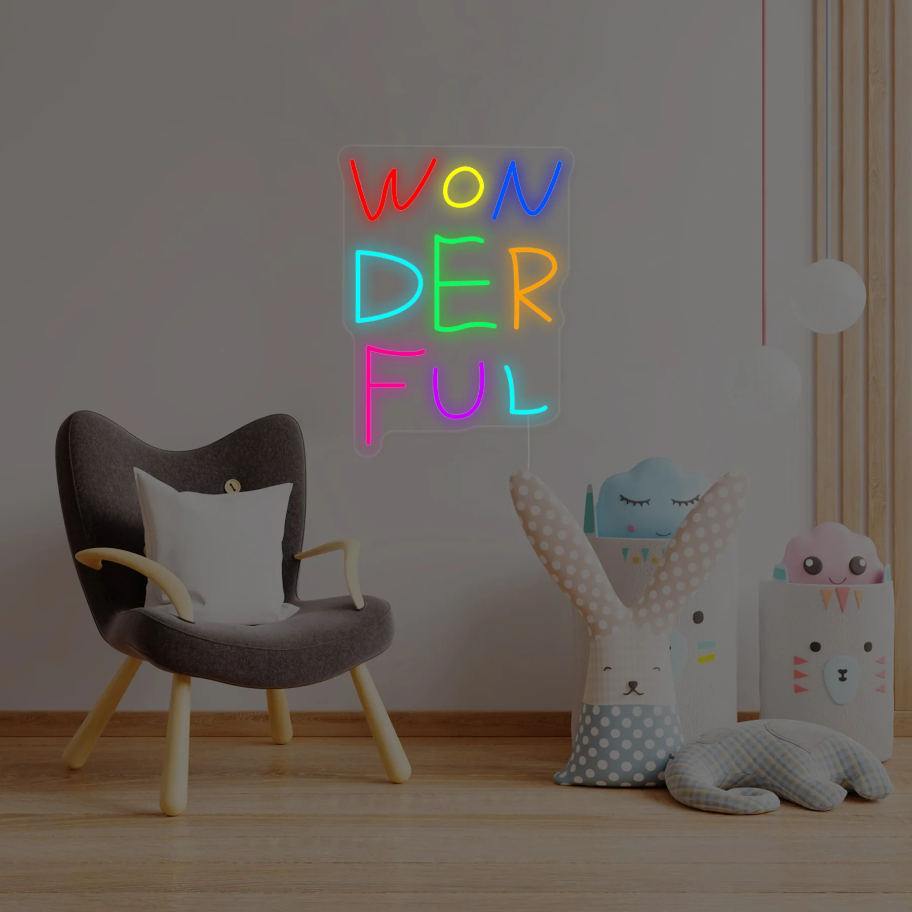 Wonderful-Neon-Sign-Kids-Room-Decor