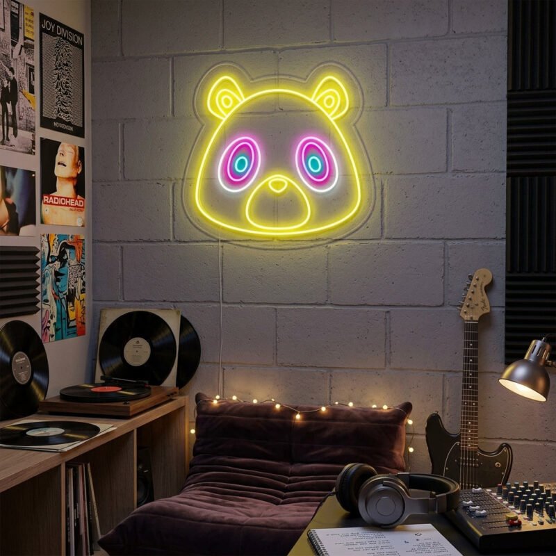 Graduation Bear Neon Sign for Celebrations and Keepsake Gifts