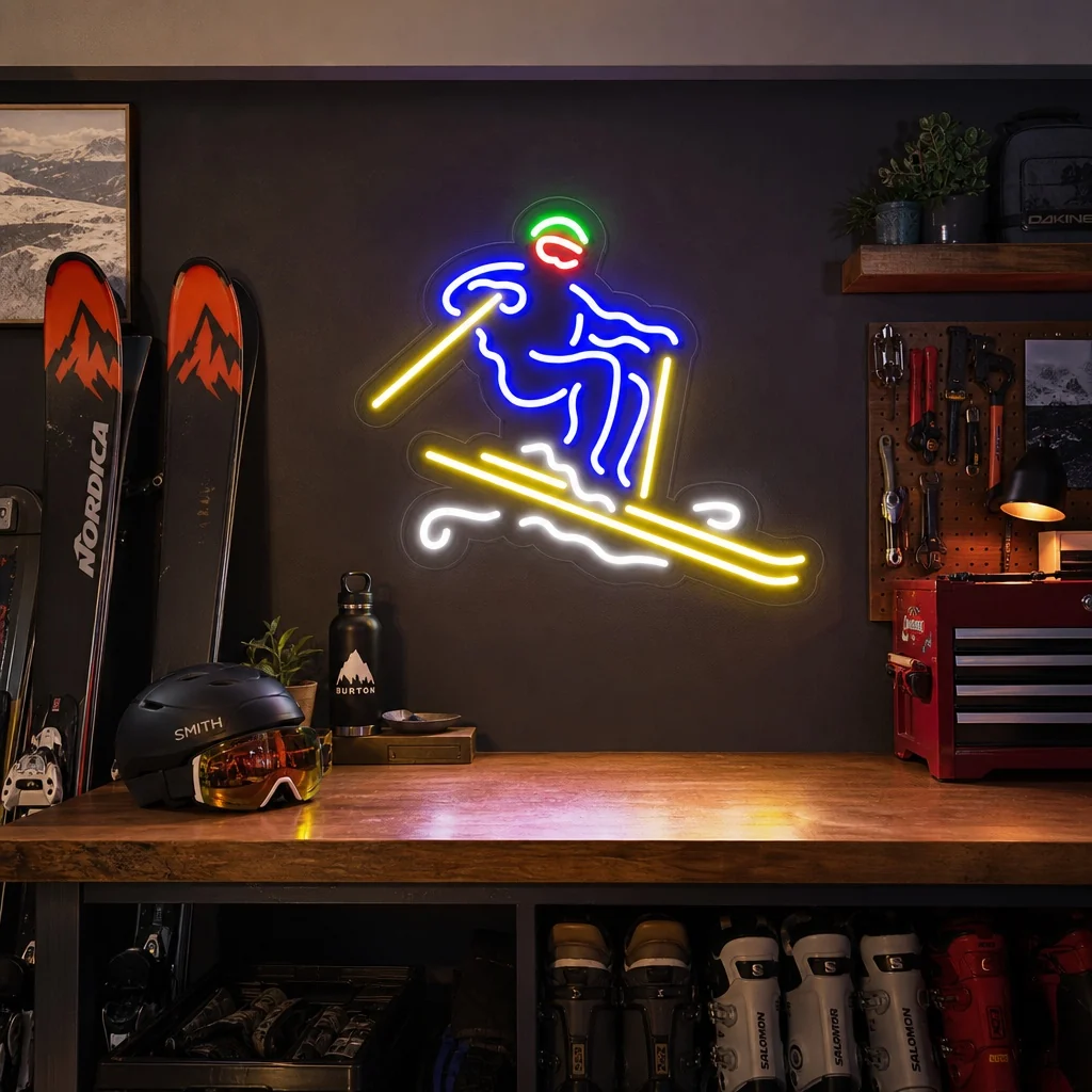 DOWNHILL-SKIER-HANDCRAFTED-Neon-Sign-1X8MNK2006