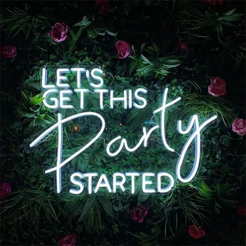 Lets-Get-This-Neon-Party-Started-LED-Neon-sign-custom-made-Wall-Lights-Party-Wedding-Shop