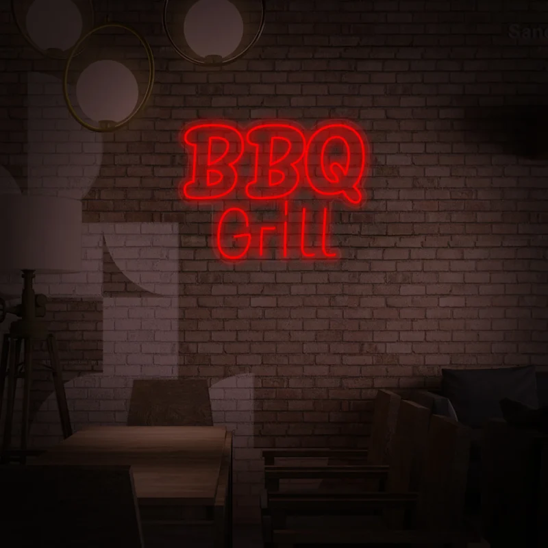 BBQ Grill Neon Sign