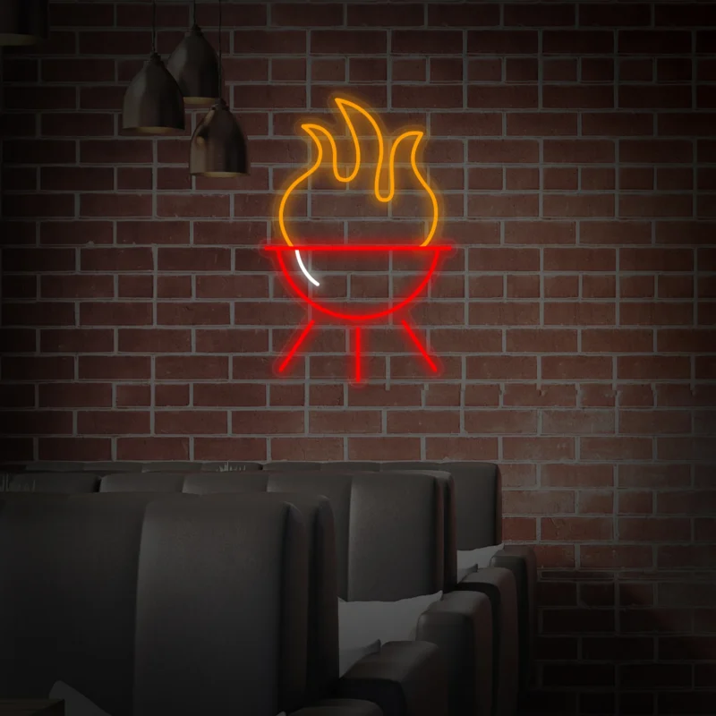 Barbecue Grill Neon Sign