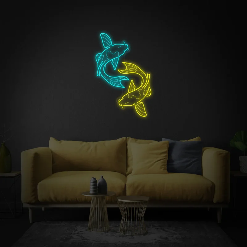 Koi Fish Neon Sign