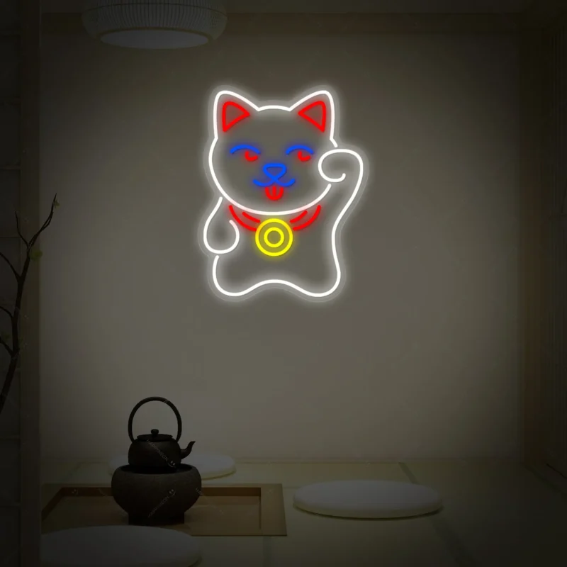 Maneki Neko Cat Neon Sign 1XMNK2406026 be4d11ca 268d 48c8 828d 910cb2f44c7c