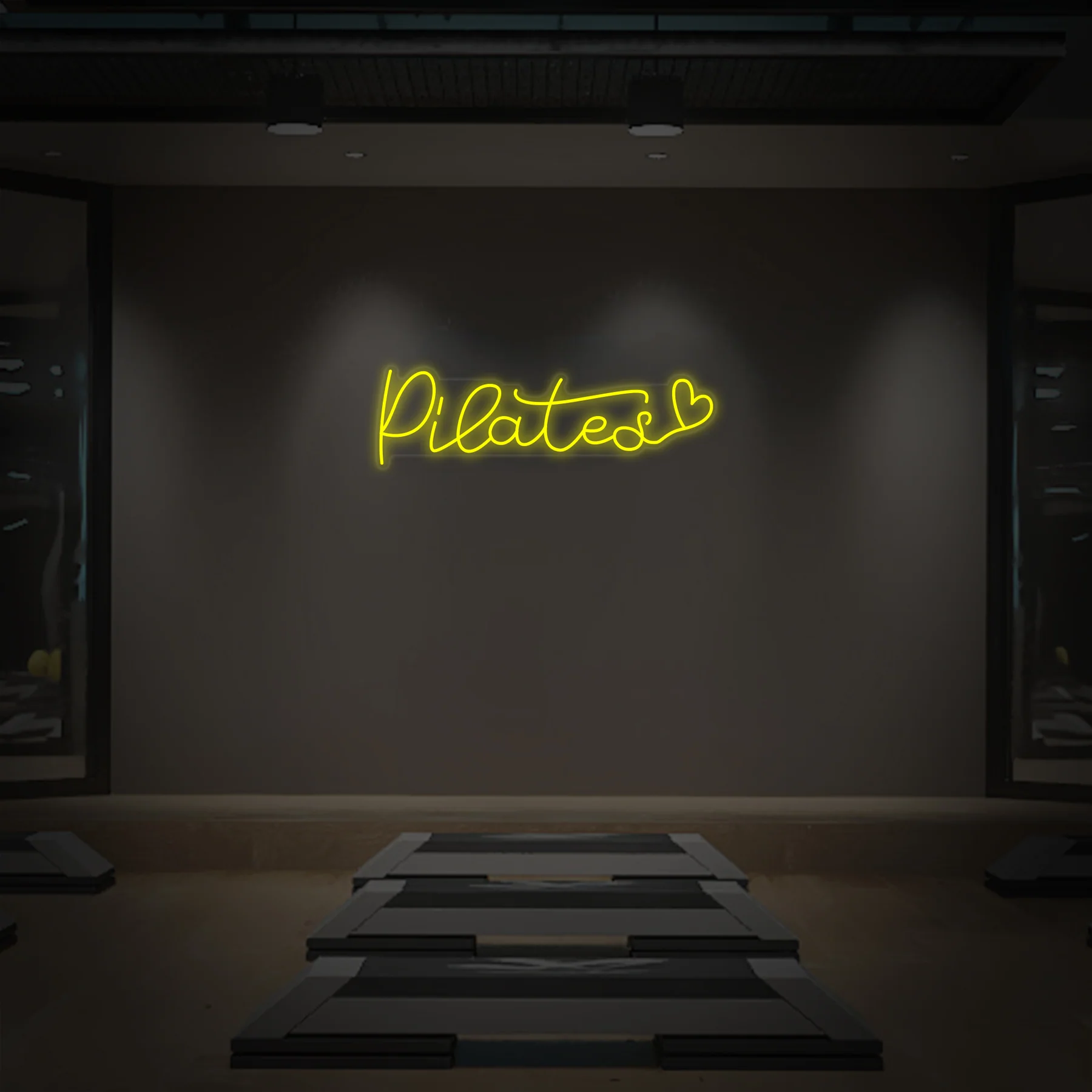 Pilates Heart Neon Sign Pilates Heart Neon Sign