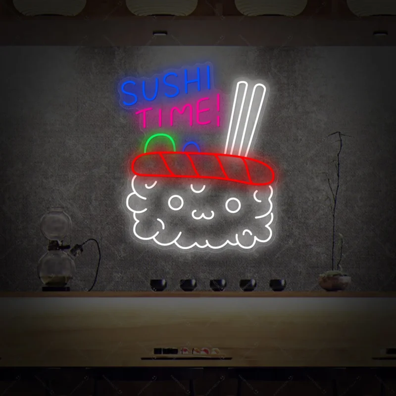 Sushi Time Neon Sign 1XMNK2406032 b6716ca5 edcf 4298 91ed 1f9a91c1a5a5