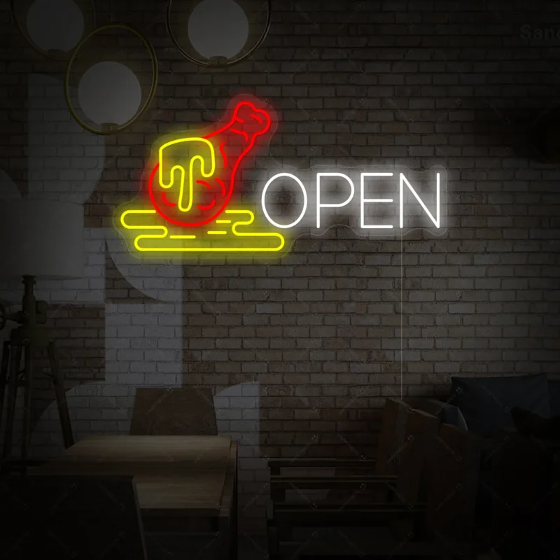 open chicken neon sign 1XMNK2407341 b3af5925 632f 4077 924b a2acd7ce5dab