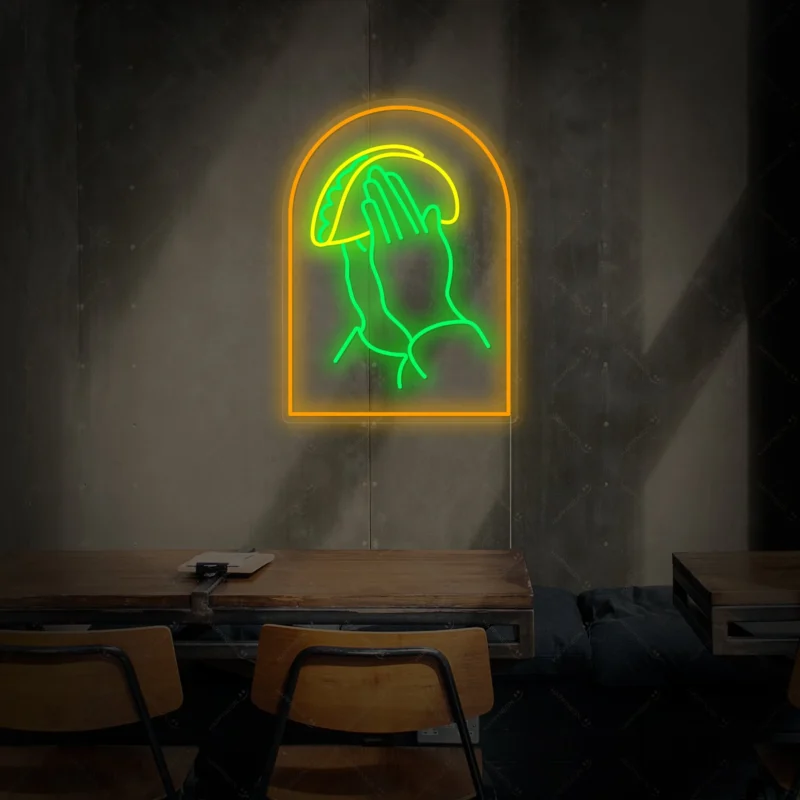 praying hands with tacos neon sign 1XMNK2407261 5cb5484f a031 4585 aed9 36088eab561f